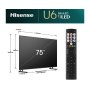 Hisense 75U6NQ ULED Mini LED 4K UHD Smart TV - slika 4