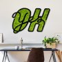 WALLXPERT Dekorativni zidni pribor zelene boje Moss Oh Yes - slika 1