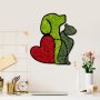 WALLXPERT Dekorativni zidni pribor Moss Dog & Cat Lover - slika 2