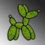 WALLXPERT Dekorativni zidni pribor Moss Balloon Dog - slika 1