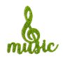 WALLXPERT Dekorativni zidni pribor zelene boje Moss Music - slika 5