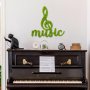WALLXPERT Dekorativni zidni pribor zelene boje Moss Music - slika 2