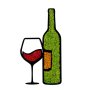 WALLXPERT Dekorativni zidni pribor Moss Drink - slika 1