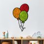 WALLXPERT Dekorativni zidni pribor Moss Balloons - slika 1