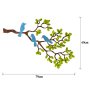 WALLXPERT Dekorativni zidni pribor Tree 3 zeleno - plava - braon boja - slika 5