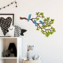 WALLXPERT Dekorativni zidni pribor Tree 3 zeleno - plava - braon boja - slika 1