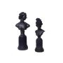 WALLXPERT Set ukrasnih predmeta (2 komada) crne figure CY0441 - slika 2
