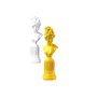 WALLXPERT Set ukrasnih predmeta (2 komada) bela i žuta figura CY0428 - slika 2