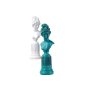WALLXPERT Set ukrasnih predmeta (2 komada) tirkizna i bela figura CY0442 - slika 2