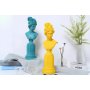 WALLXPERT Set ukrasnih predmeta (2 komada) Žuta Tirkizna figura CY0427 - slika 2