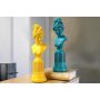 WALLXPERT Set ukrasnih predmeta (2 komada) Žuta Tirkizna figura CY0427 - slika 1