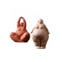 WALLXPERT Set ukrasnih predmeta (2 komada) Tile Red Latte figure CY0395 - slika 2