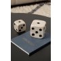 WALLXPERT Set ukrasnih predmeta (2 komada) Marble Dice Set of 2 - slika 3