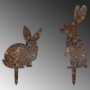 WALLXPERT Set ukrasnih predmeta (2 komada) figure Rabbits A 01 - slika 3