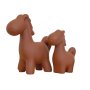 WALLXPERT Set ukrasnih predmeta (2 komada) figure Horse Tile Red - slika 2