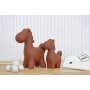 WALLXPERT Set ukrasnih predmeta (2 komada) figure Horse Tile Red - slika 1