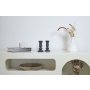 WALLXPERT Set ukrasnih predmeta (2 komada) figure Candle Anthracite - slika 1