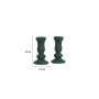 WALLXPERT Set ukrasnih predmeta (2 komada) figure Candle Green - slika 3