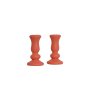 WALLXPERT Set ukrasnih predmeta (2 komada) figure Candle Orange - slika 2