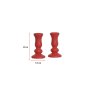 WALLXPERT Set ukrasnih predmeta (2 komada) figure Candle Red - slika 3