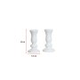 WALLXPERT Set ukrasnih predmeta (2 komada) figure Candle White - slika 3