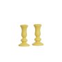 WALLXPERT Set ukrasnih predmeta (2 komada) figure Candle Yellow - slika 2