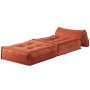Atelier del Sofa Sofa-krevet sa 1 sedicom Mocca Tile Red - slika 4