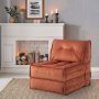 Atelier del Sofa Sofa-krevet sa 1 sedicom Mocca Tile Red - slika 1