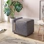Atelier del Sofa Pouffe Paris Grey - slika 1