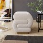 Atelier del Sofa Pouffe Sally Cream - slika 1