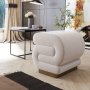 Atelier del Sofa Pouffe Sally Cream - slika 2