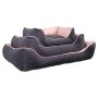 WALLXPERT Pet Bed Lucy Dog & Cat L Grey Pink - slika 5