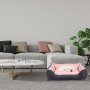 WALLXPERT Pet Bed Lucy Dog & Cat L Grey Pink - slika 2