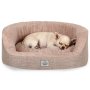 WALLXPERT Pet Bed Tobby Dog L Beige - slika 1