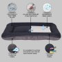 WALLXPERT Pet Bed Sally Dog L Dark Grey - slika 5