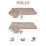 WALLXPERT Pet Bed Polly Dog 50 x 70 Cream - slika 3