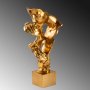 WALLXPERT Decorative Object zlatna boja Yak 044 - slika 5