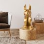 WALLXPERT Decorative Object Danua Dog zlatna boja - slika 2