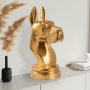 WALLXPERT Decorative Object Danua Dog zlatna boja - slika 1