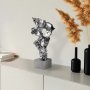 WALLXPERT Decorative Object boja srebra Yak 044 B - slika 3
