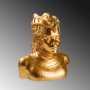 WALLXPERT Decorative Object figura zlatne boje Yak 041 - slika 5