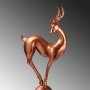 WALLXPERT Decorative Object figura bakar boja Deer pose 2 - slika 5