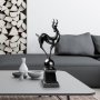 WALLXPERT Decorative Object crna figura Deer pose 4 - slika 4