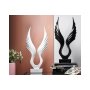 WALLXPERT Decorative Object crno- bela figura CY0353 - slika 2