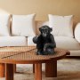 WALLXPERT Decorative Object crna figura Monkey - slika 2