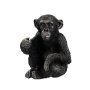 WALLXPERT Decorative Object crna figura Monkey - slika 4