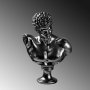 WALLXPERT Decorative Object Yak crna figura 042 C - slika 5