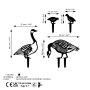 WALLXPERT Decorative Object crna figura Fam 07 - slika 4