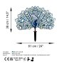 WALLXPERT Decorative Object figura Peacock v2 - slika 5