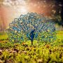 WALLXPERT Decorative Object figura Peacock v2 - slika 1